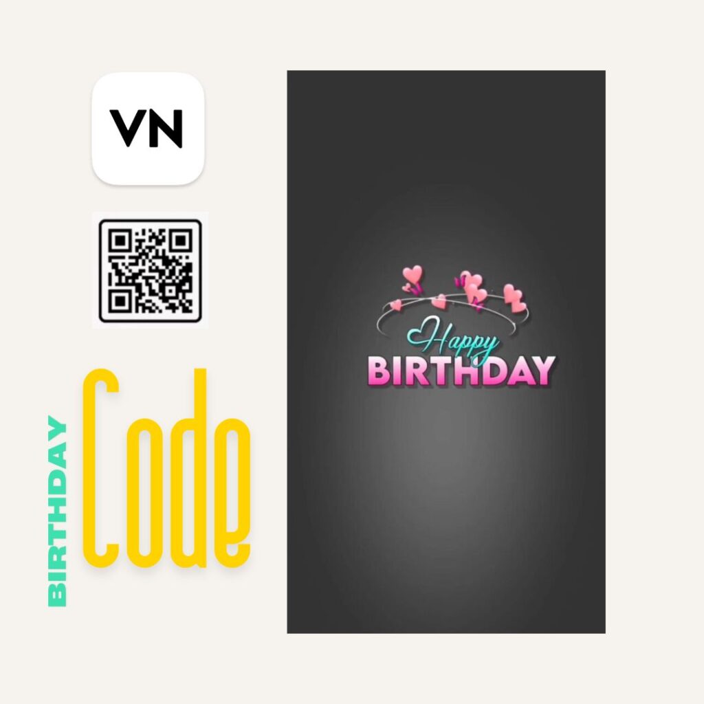 Happy Birthday Vn Template Qr Code 2024